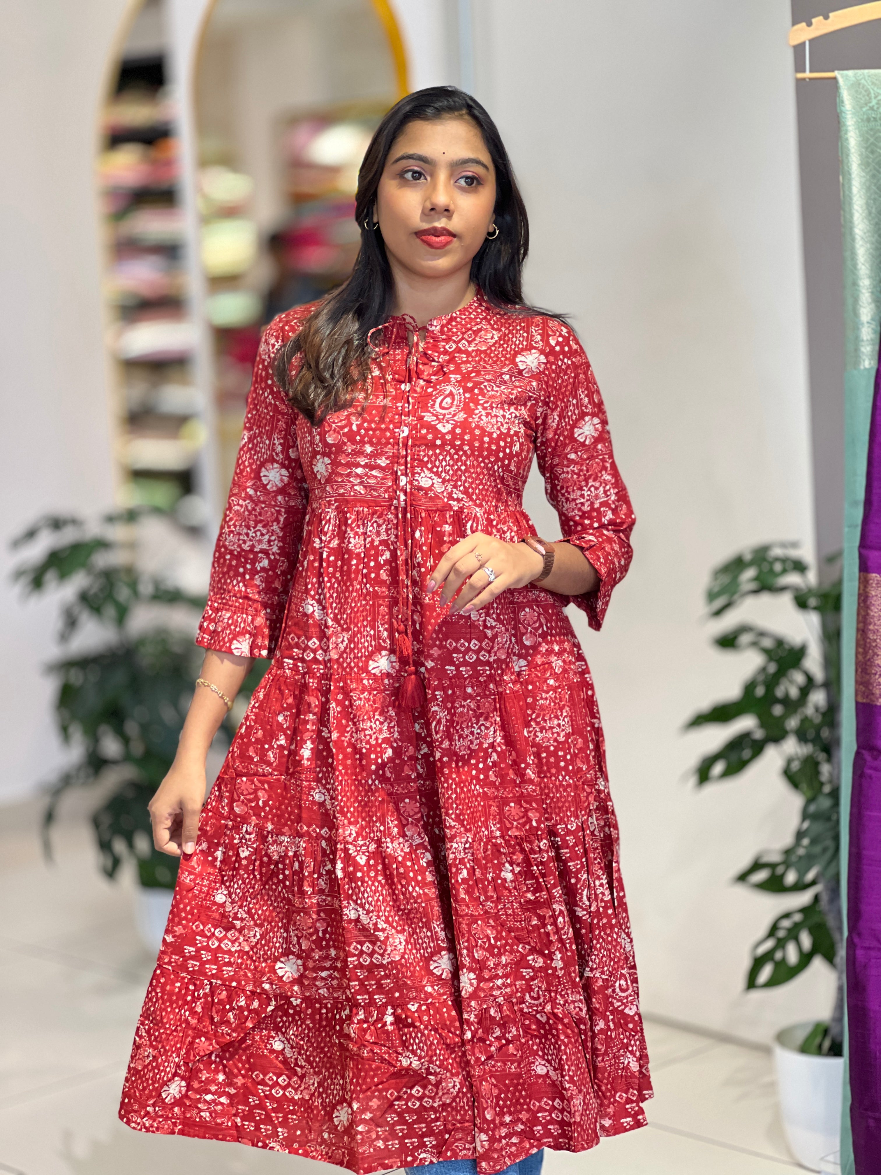 Printed Cotton Kurta | NCF327