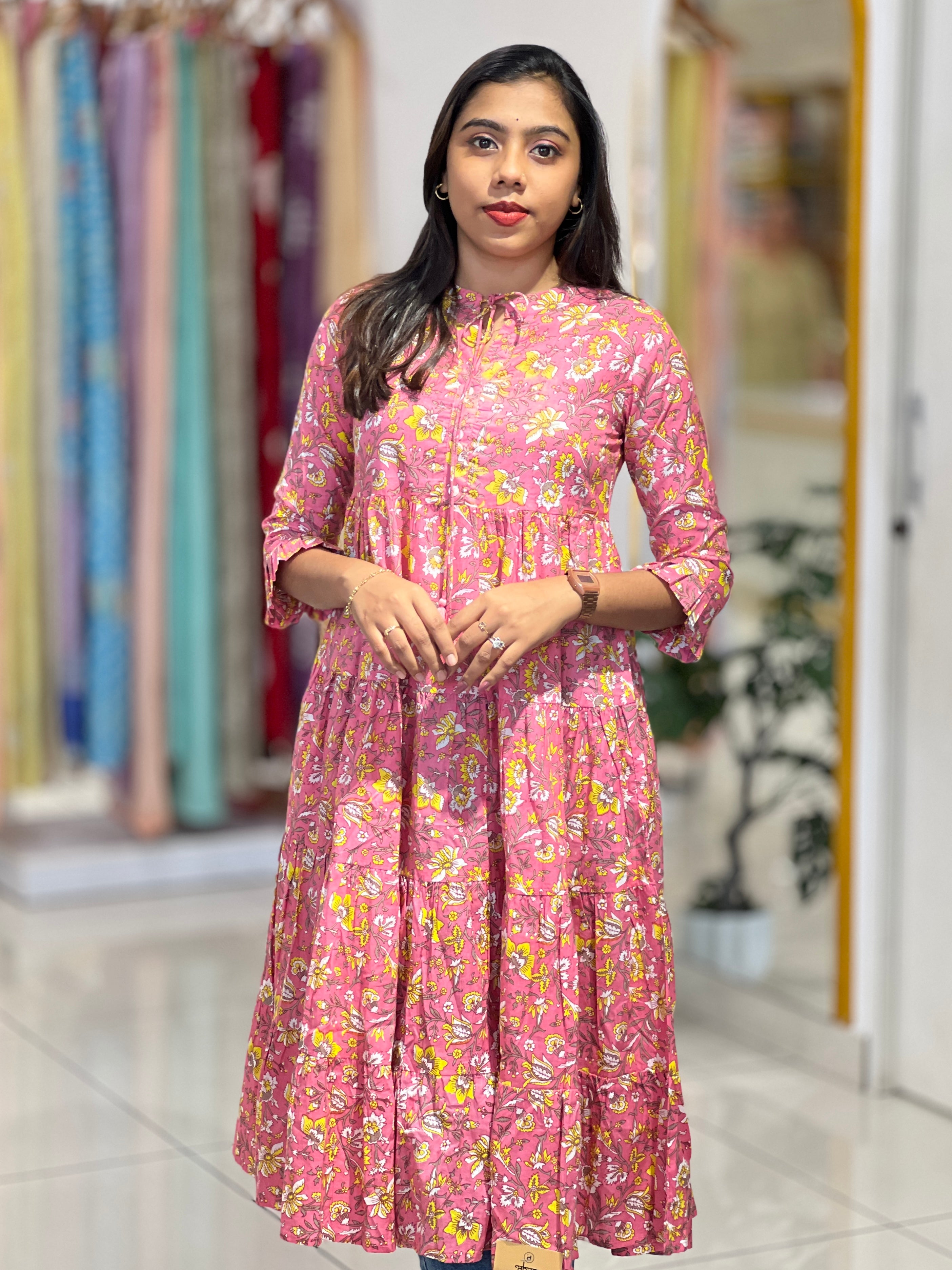 Printed Cotton Kurta | NCF322