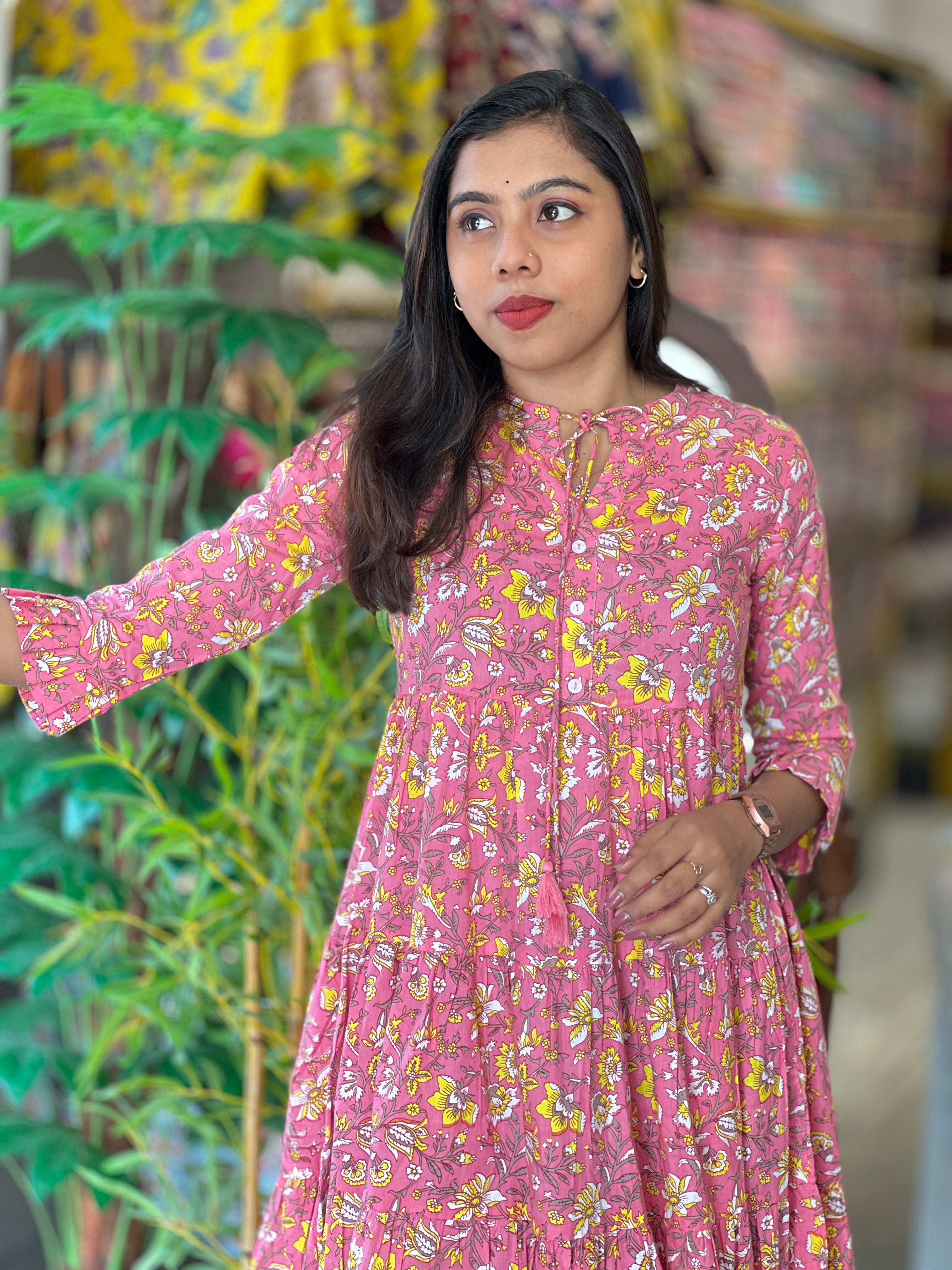 Printed Cotton Kurta | NCF322