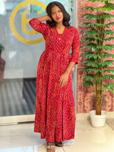 Bandhani Printed Rayon A-Line Kurta | FW293
