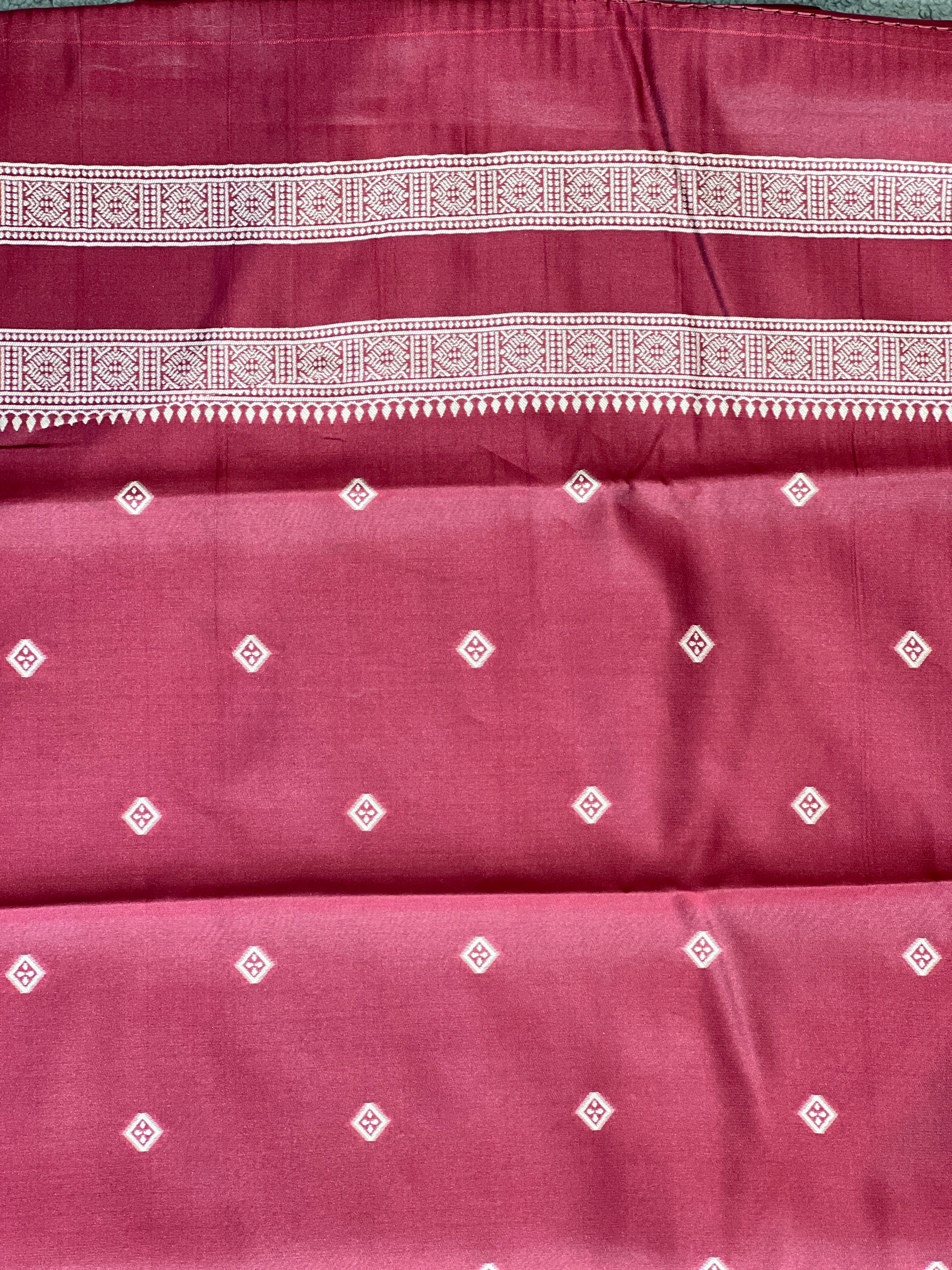 Rettapet Bordered Semi Soft Silk Saree  | RLF166