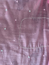 Sequence & Cut Beads Detailed Crushed Shimmer Organza Saree | SBP813