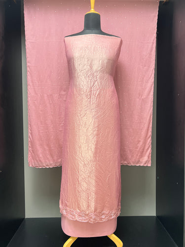 Sequence & Cut Beads Detailed Glass Organza Salwar Set | SBP1043