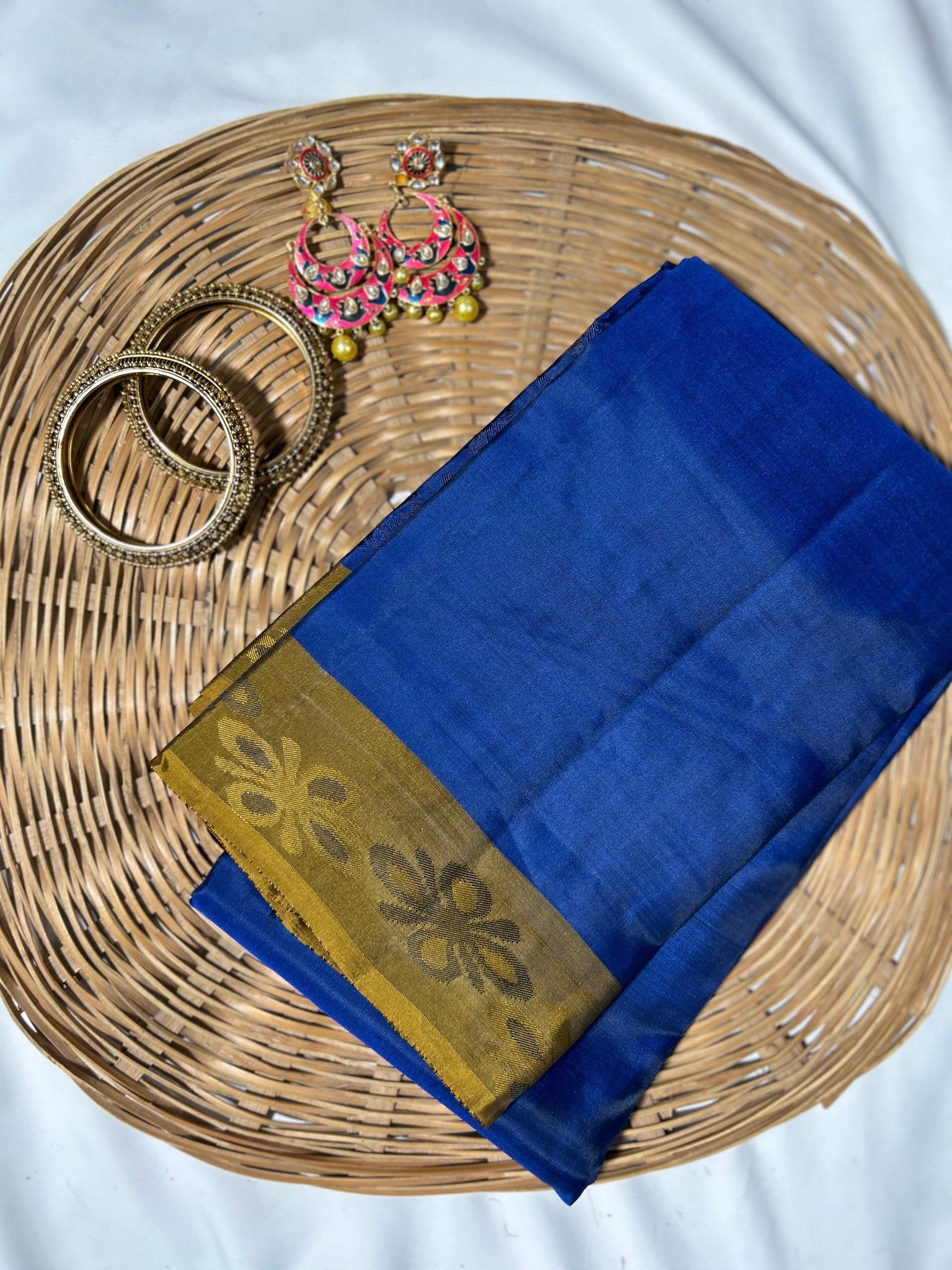 Geometrical Pattern Buta Design Pallu Soft Silk Saree | SRI116