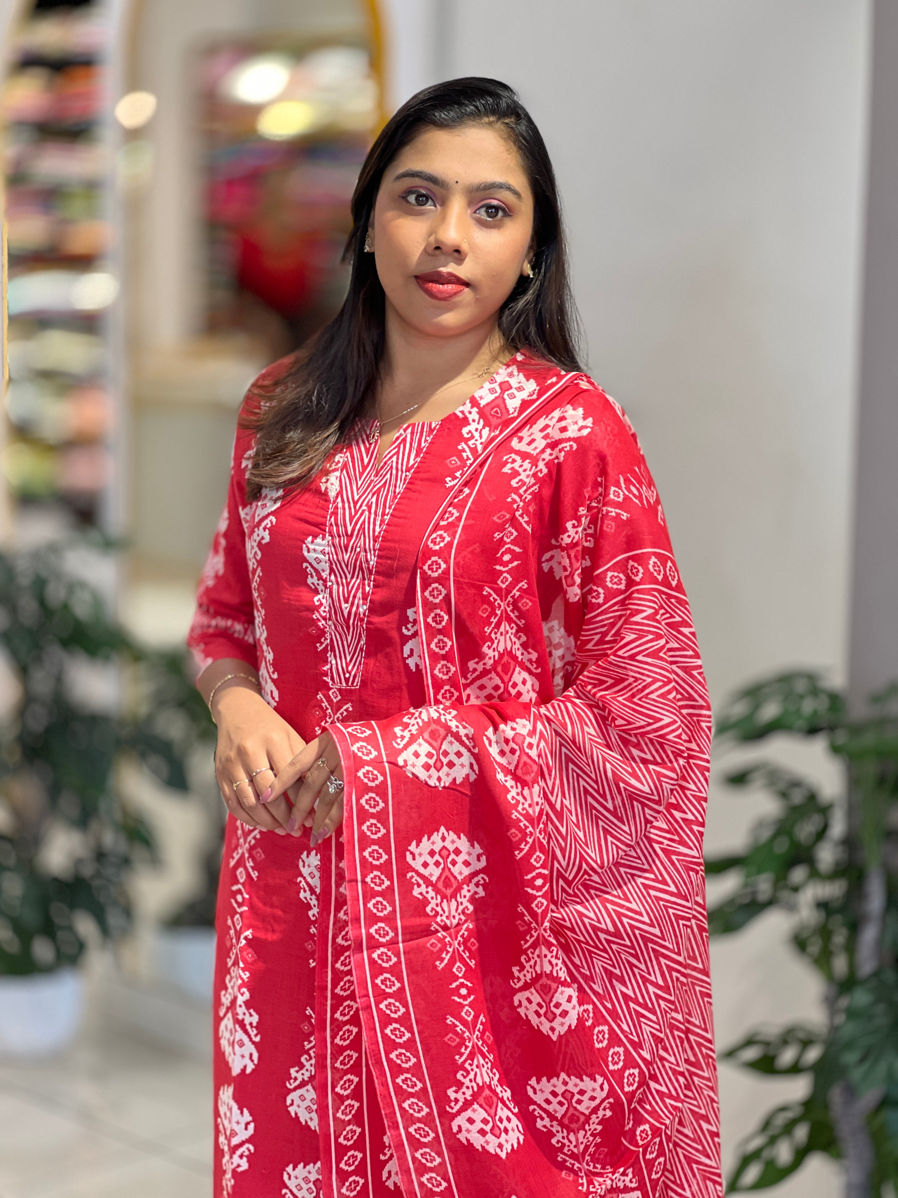 Printed Cotton Kurta Set | NCF316