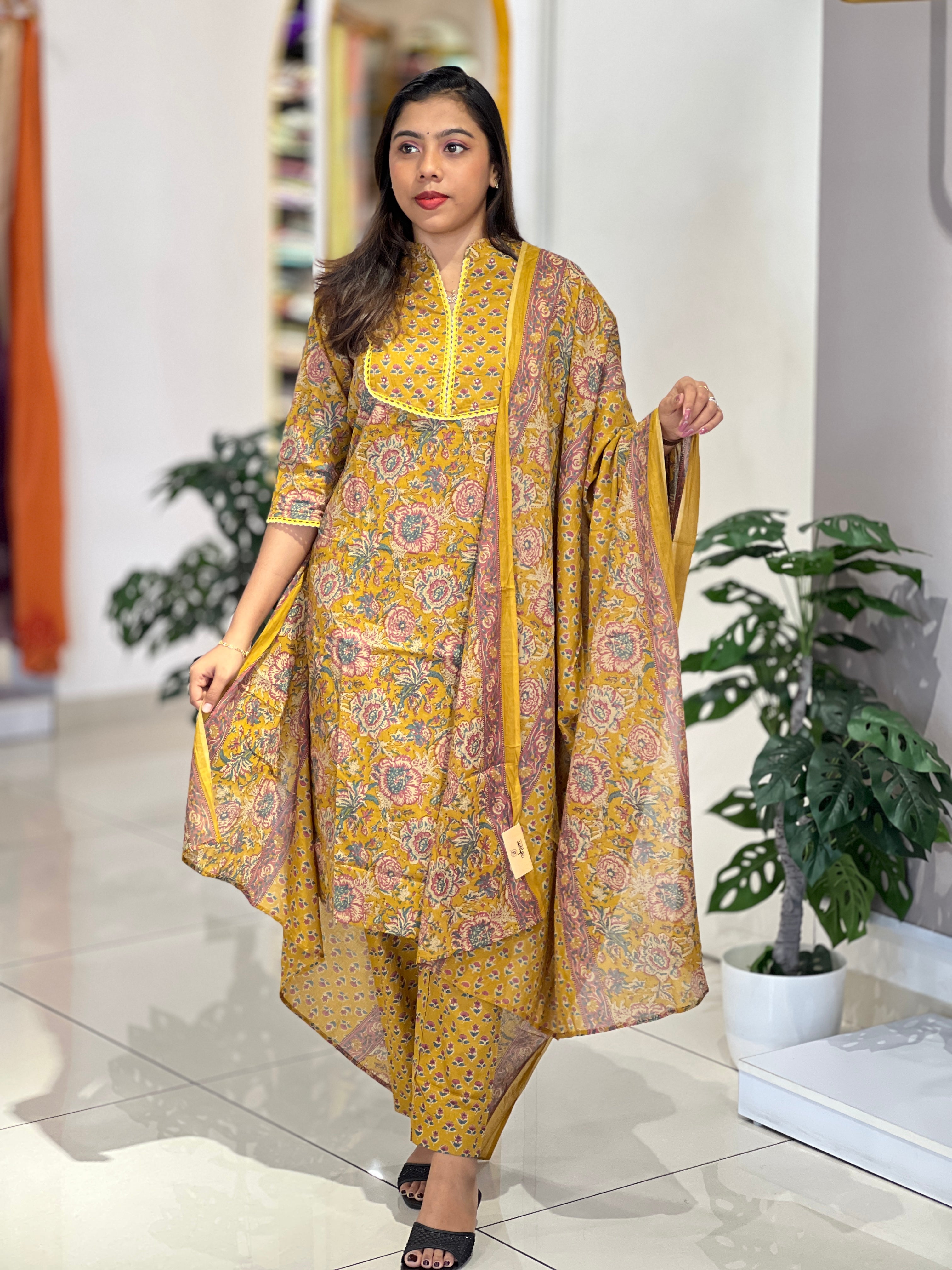 Printed Cotton Kurta Set | NCF312