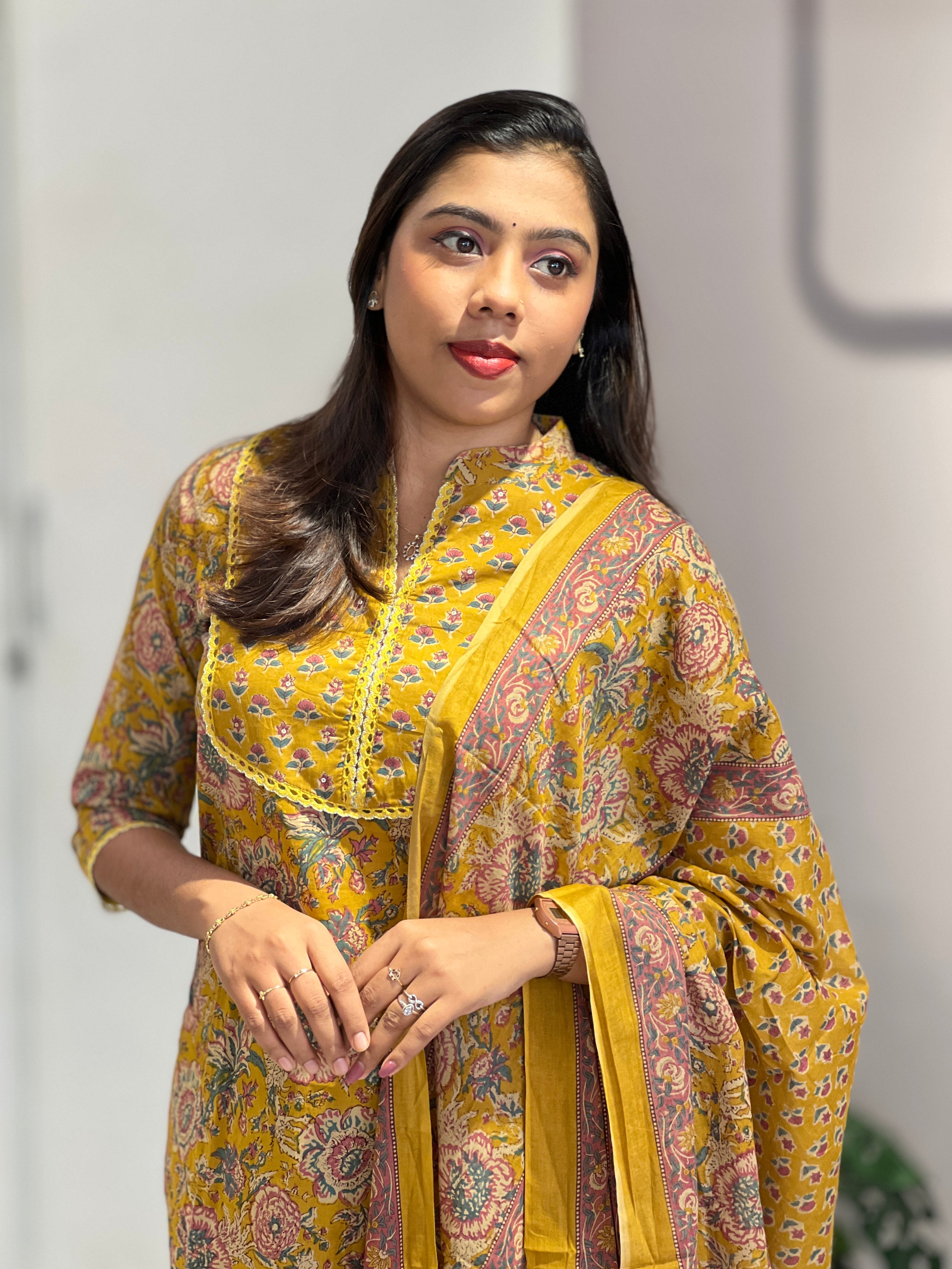 Printed Cotton Kurta Set | NCF312