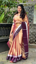 Zari Border Detailed Tissue Saree | NN122