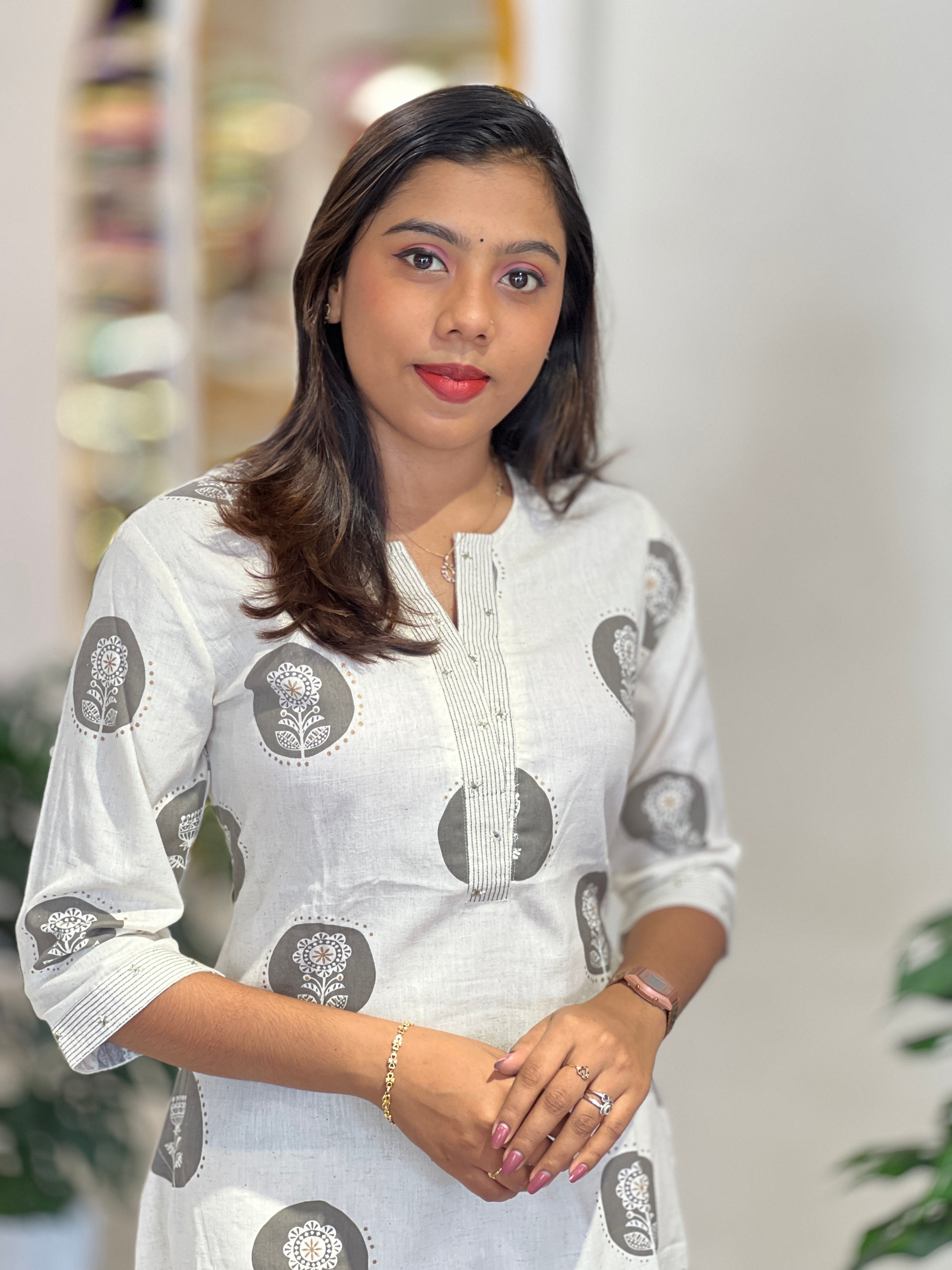 Printed Cotton Kurta Set | NCF318