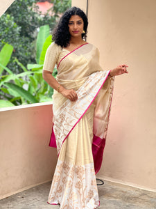 Banarasi Weaving Pattern Semi Silk Saree | AL149