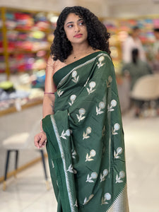 Zari Woven Buta Detailed Chanderi Saree | NN221