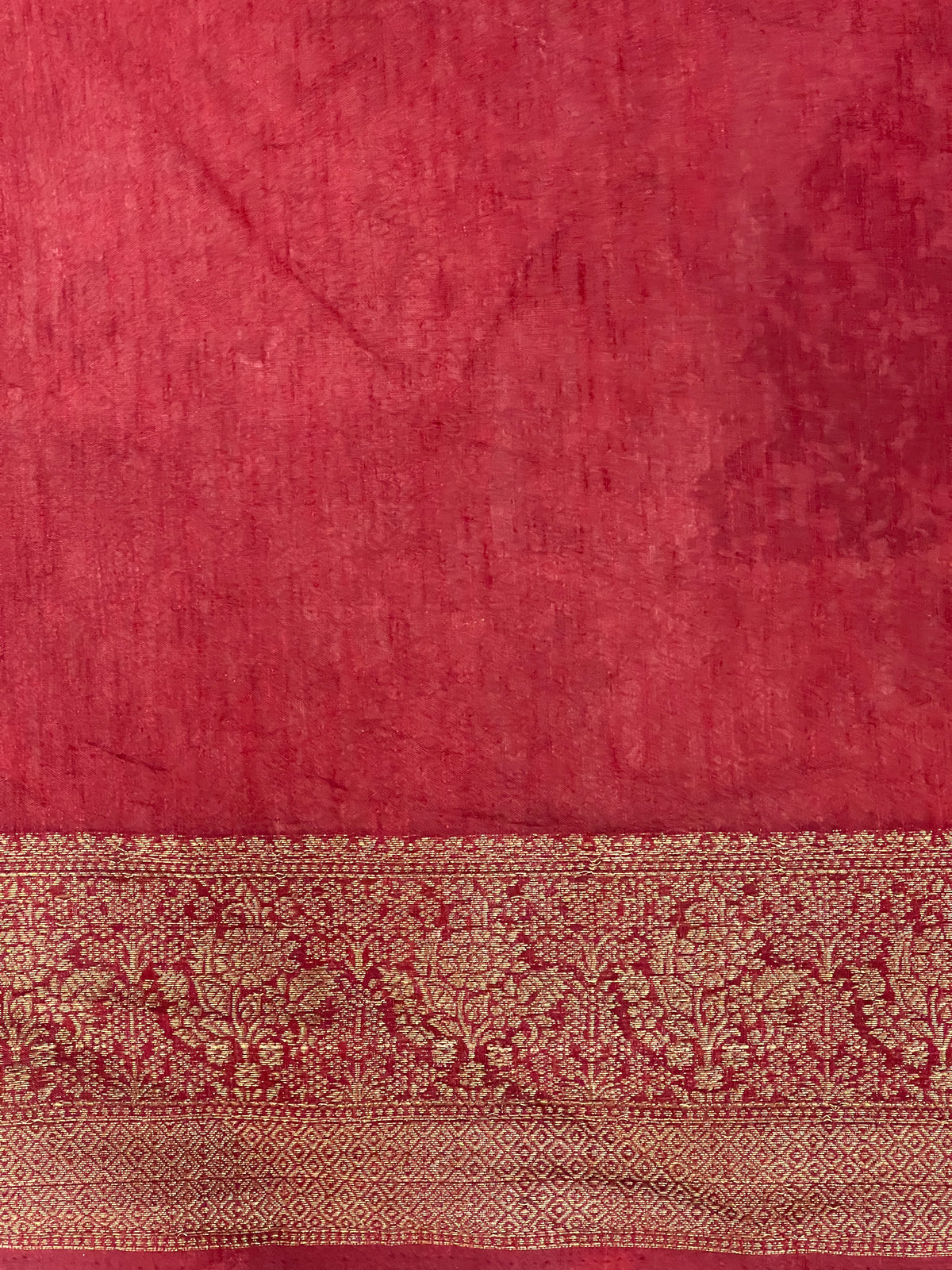 Golden Zari Weaved Border Pattern Cotton Silk Saree | ZSS316