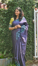 Floral Twine Cutwork Tussar Silk Saree | TC269