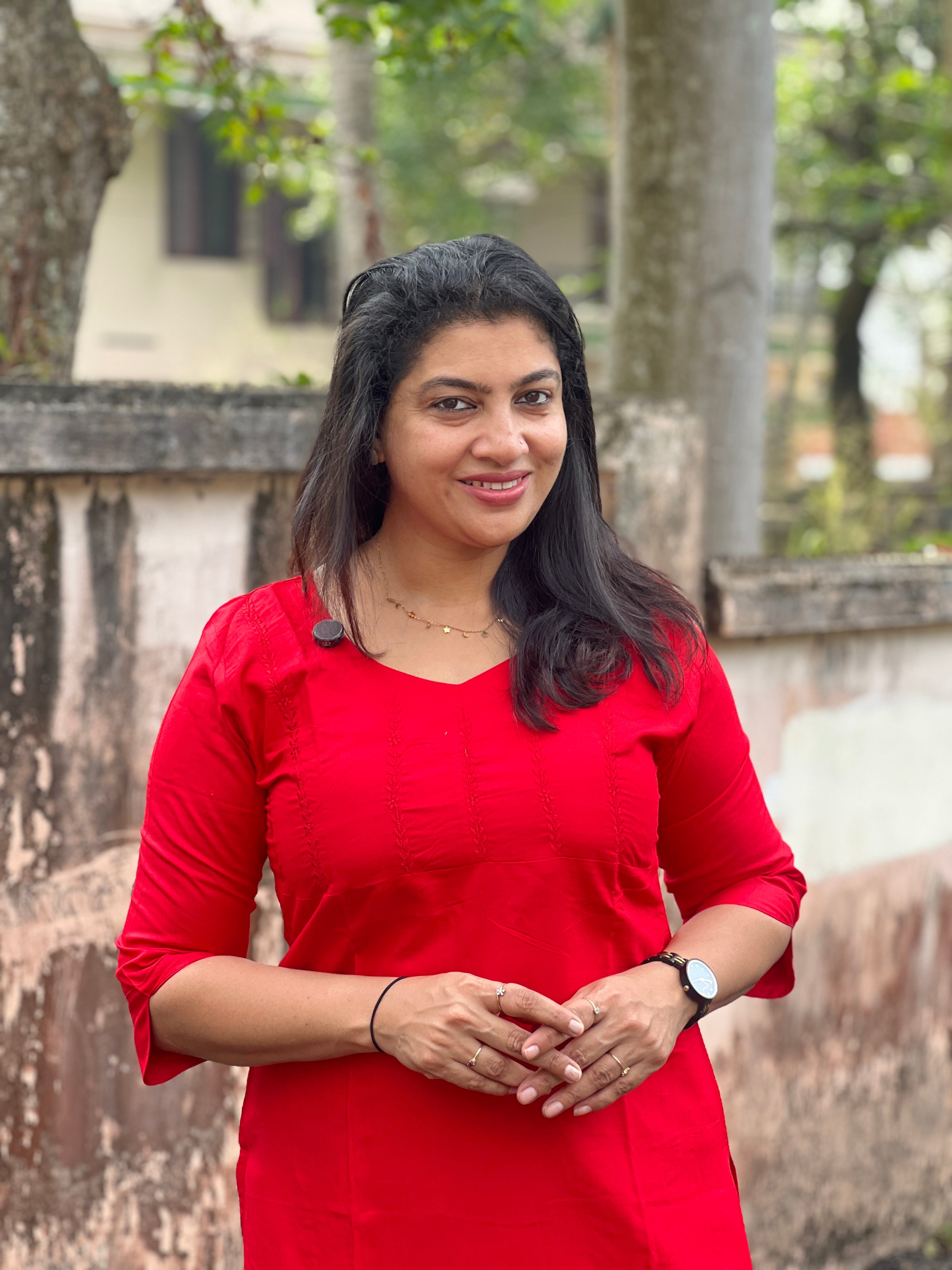 Embroidery Detailed Rayon Kurta | MLA104