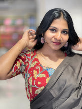 Kalamkari Pattern Cotton Stitched Blouse | IT161