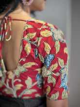 Kalamkari Pattern Cotton Stitched Blouse | IT161