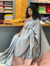 Semi Silk Saree With Weave Pattern | KT136