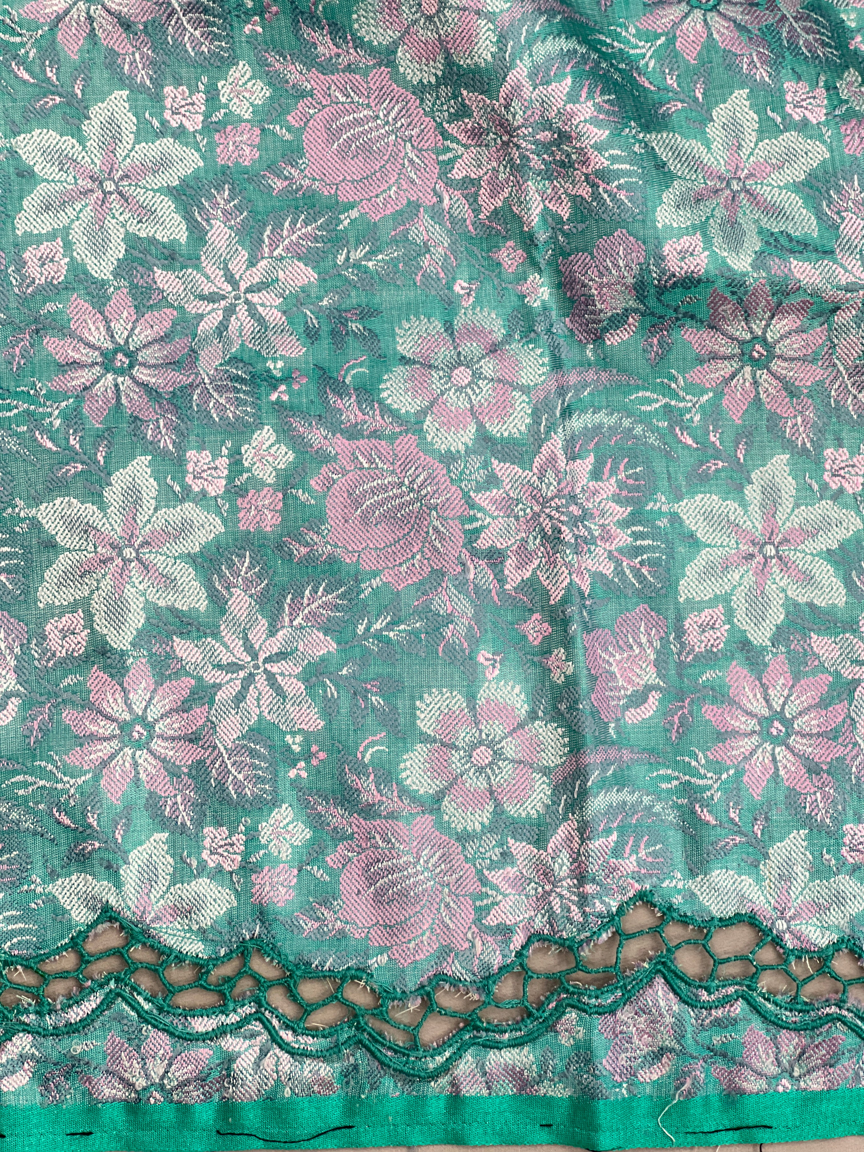 Twine Cut Work Border Detailed Banarasi Silk Saree | TC462