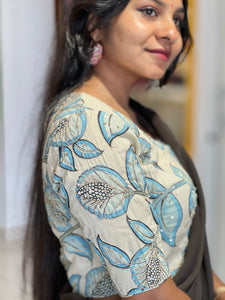 Kalamkari Pattern Cotton Stitched Blouse | IT159