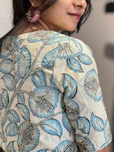 Kalamkari Pattern Cotton Stitched Blouse | IT159