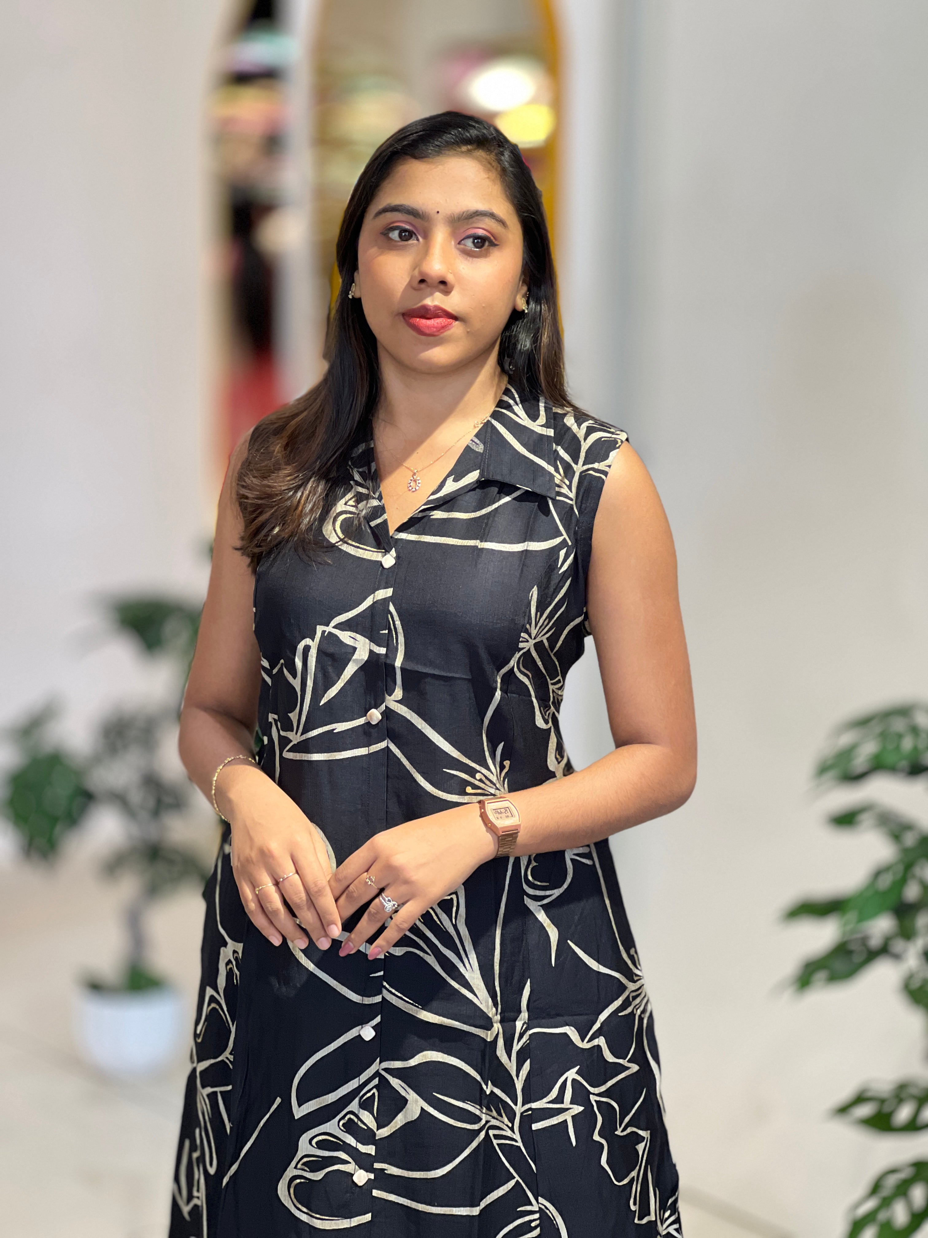 Print Detailed Rayon Kurta Set | YV102
