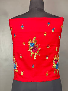 Hand Embroidery Cotton Blouse Material | OS398