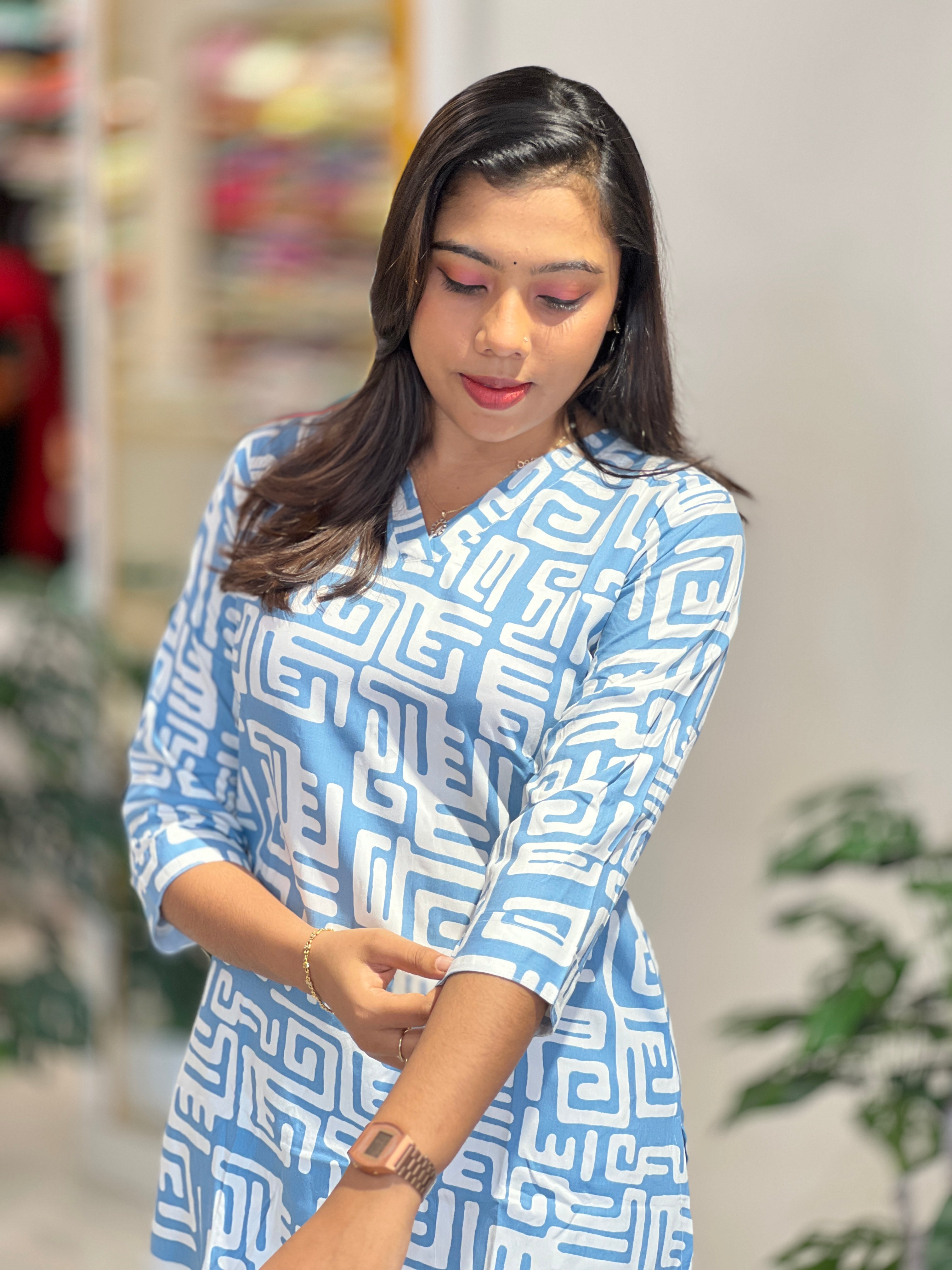 Printed Rayon Kurta Set | YV111