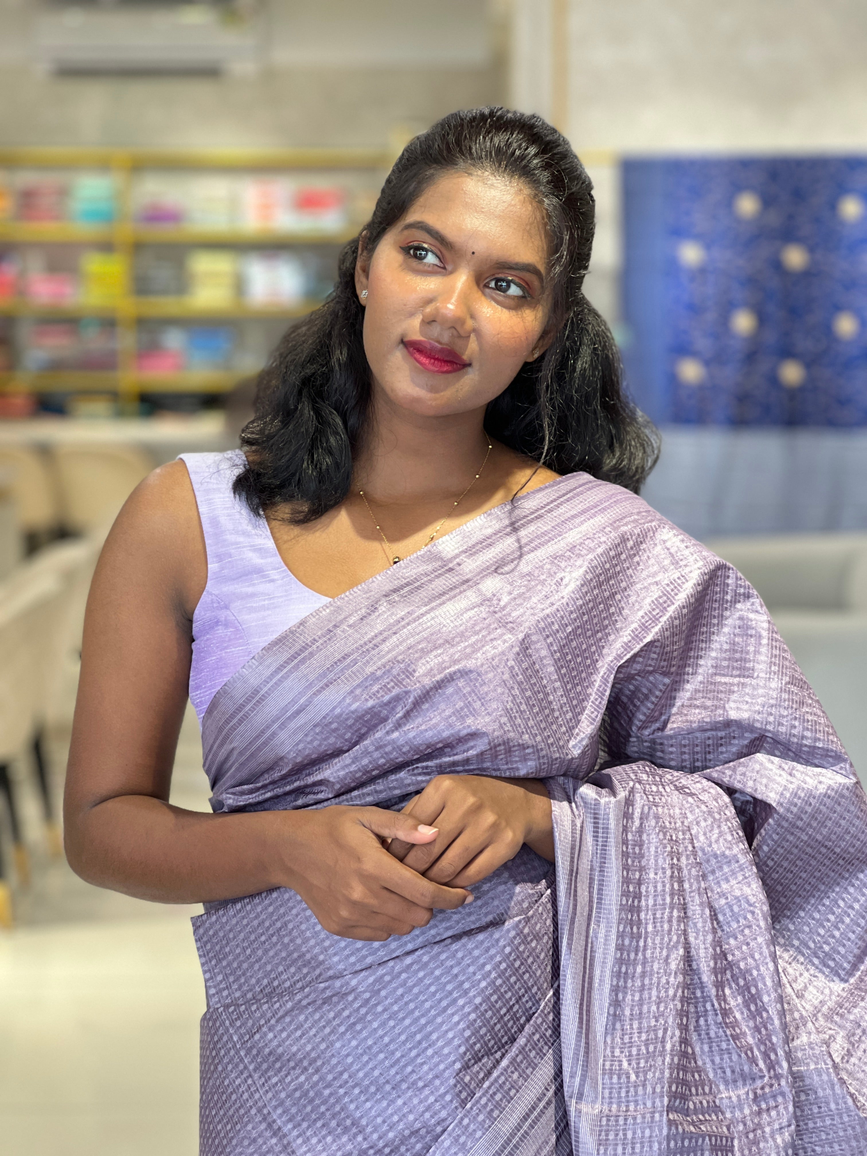 Thread & Kesiya Weaved Semi Tussar Saree | PNS188
