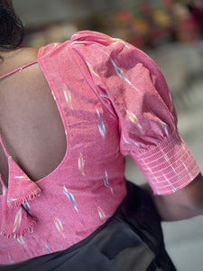 Ikat Weaved Cotton Stitched Blouse | IT155