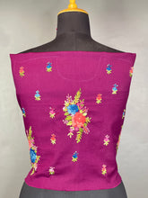 Hand Embroidery Cotton Blouse Material | OS395