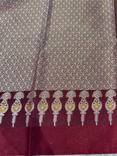 Zari Woven Banarasi Patterned Chanderi Finish Saree | NN208