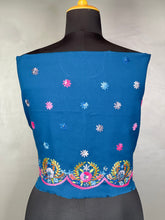 Hand Embroidery Cotton Blouse Material | OS434