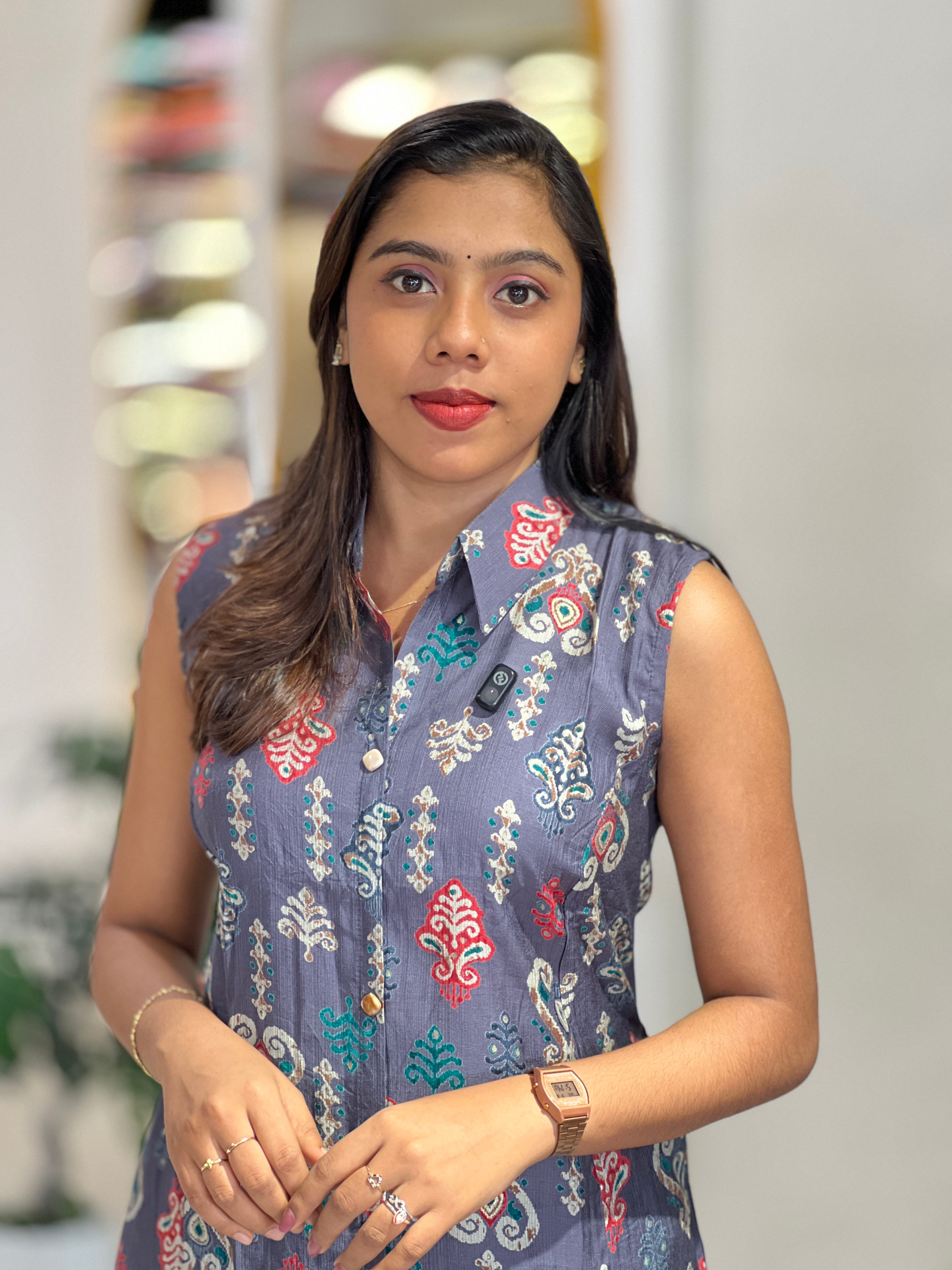 Floral Printed Rayon Kurta Set | YV115