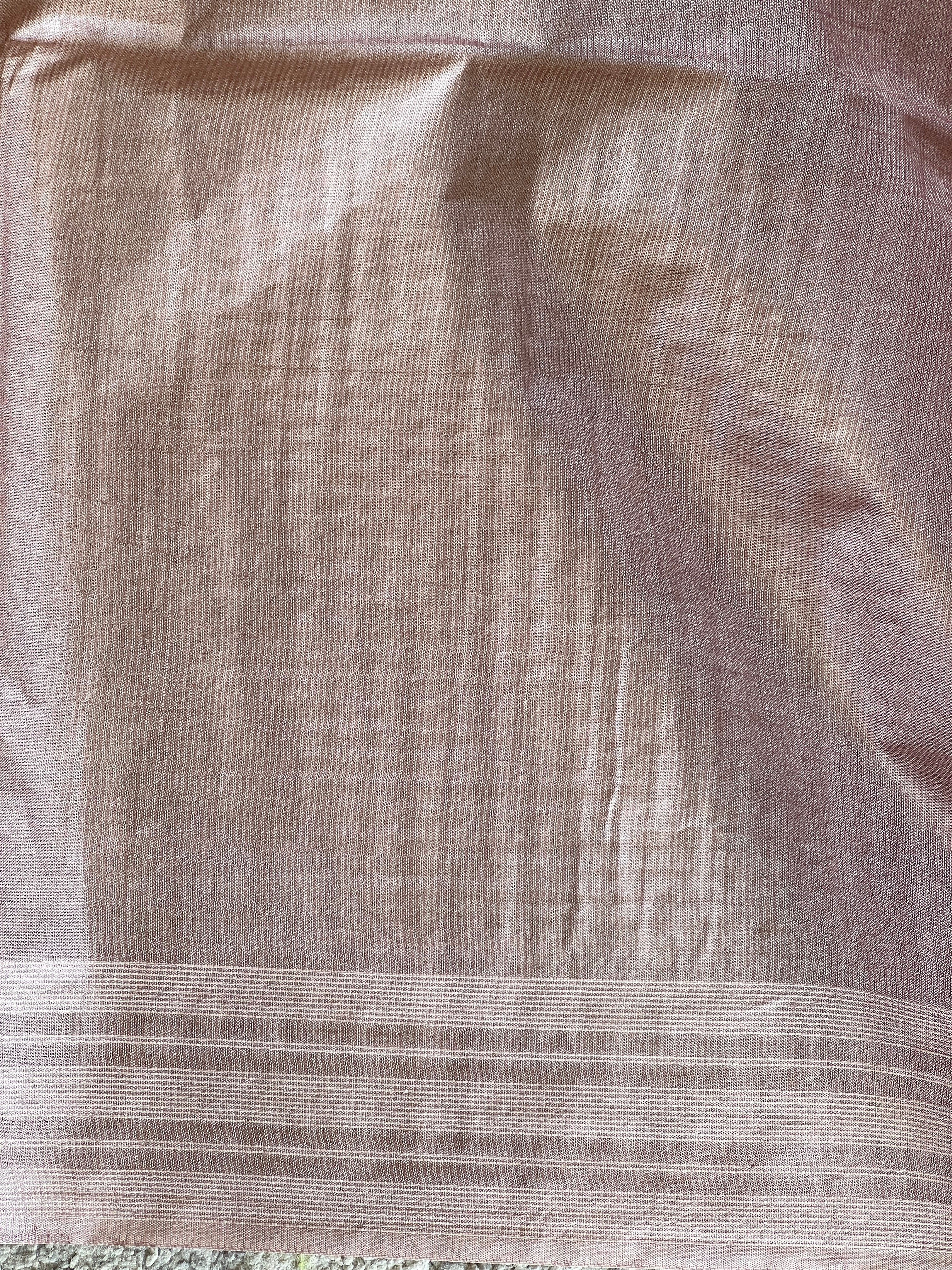 Thread & Kesiya Weaved Semi Tussar Saree | PNS196