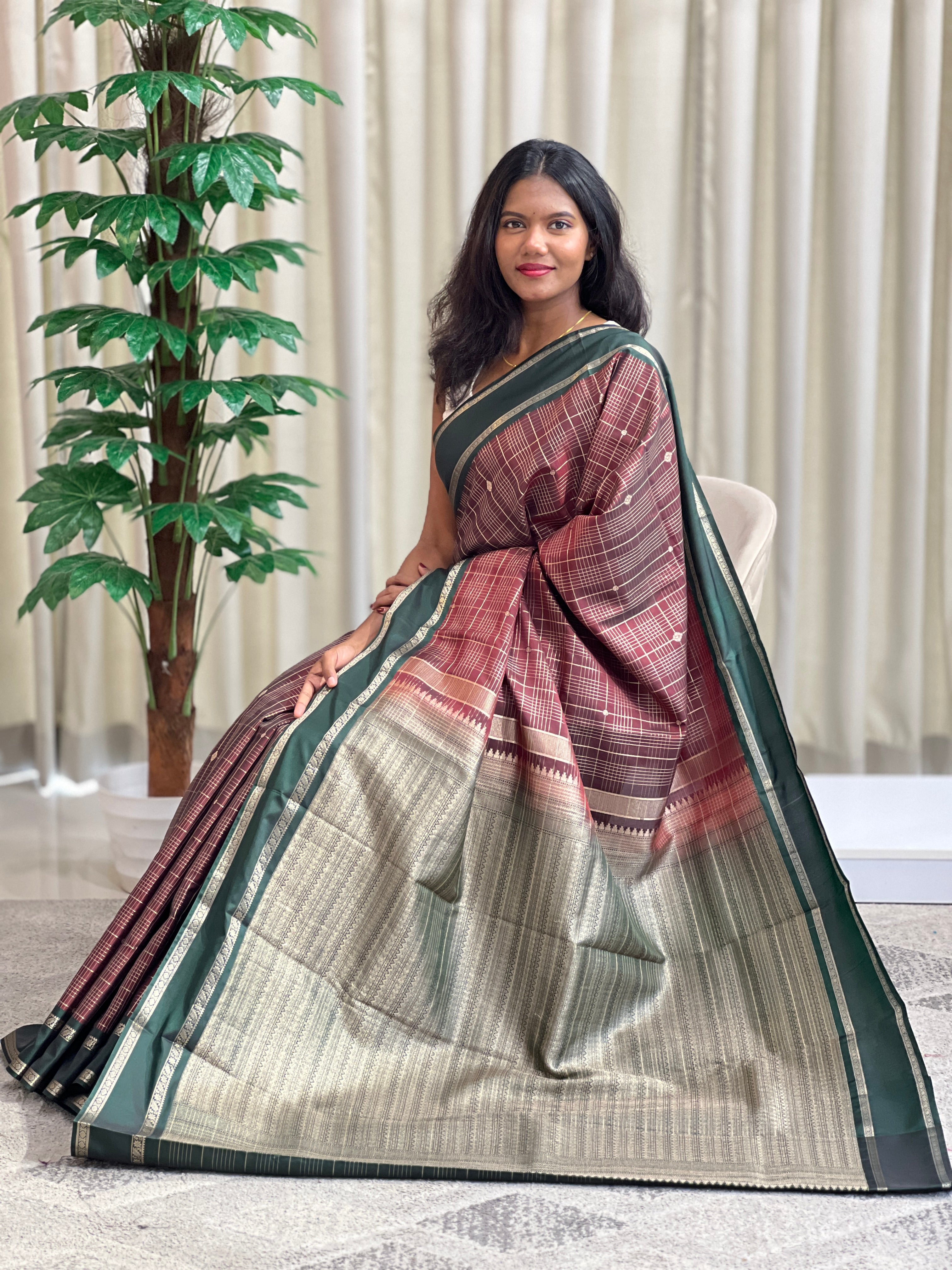 Rettapet Pattern Soft Silk Saree | RVS151