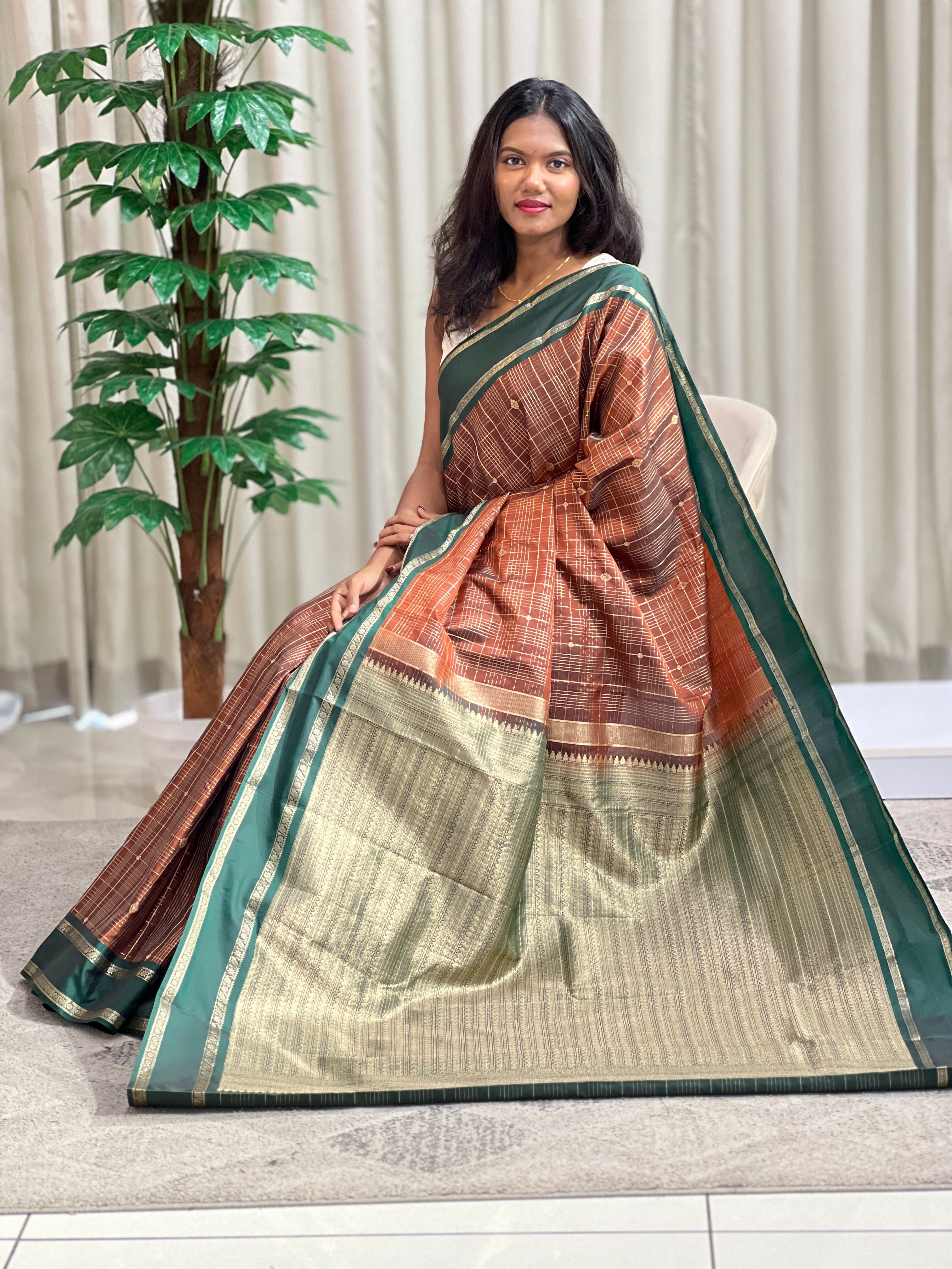 Rettapet Pattern Soft Silk Saree | RVS152