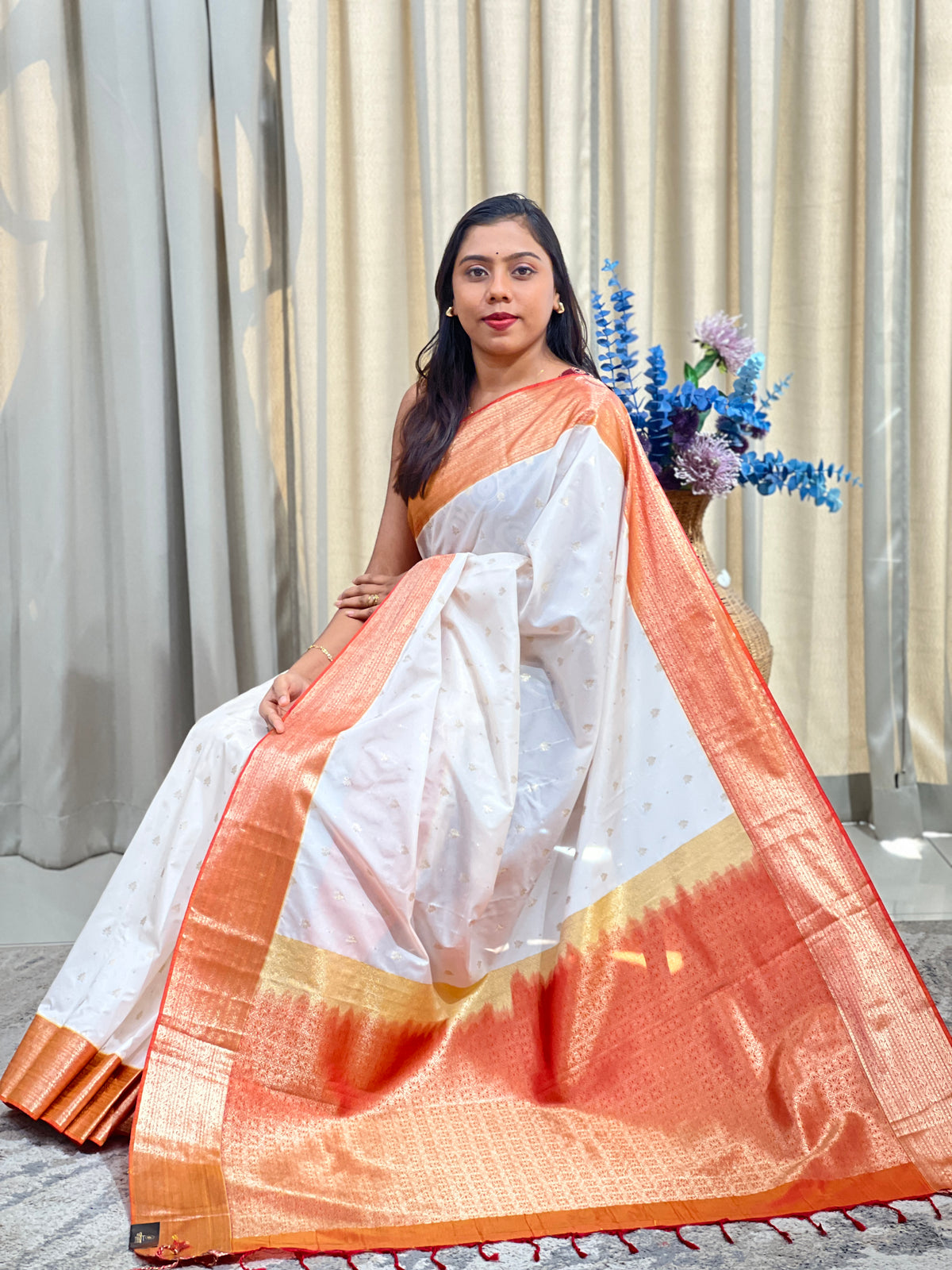 Buta Pattern Semi Silk Saree | TR169