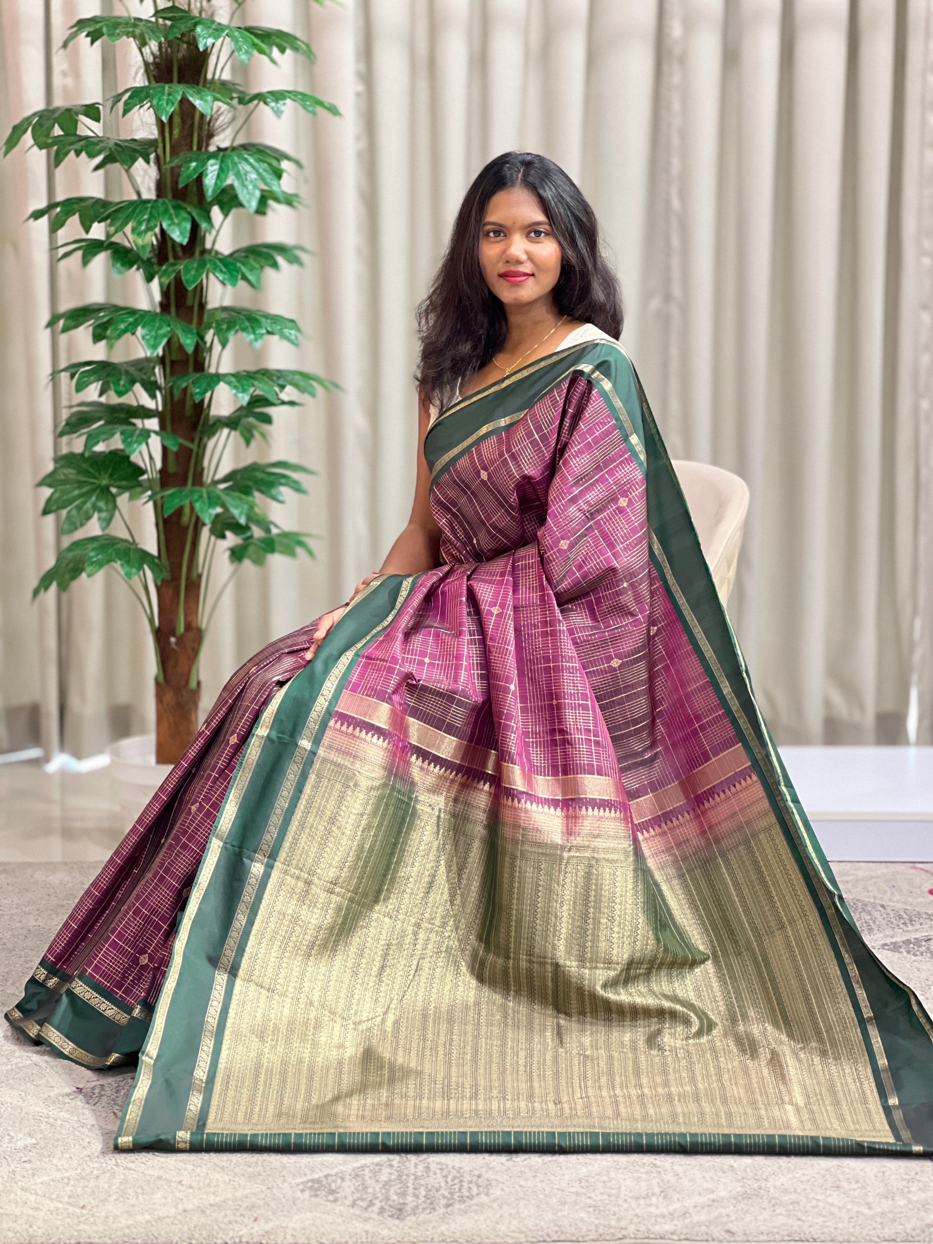 Rettapet Pattern Soft Silk Saree | RVS150