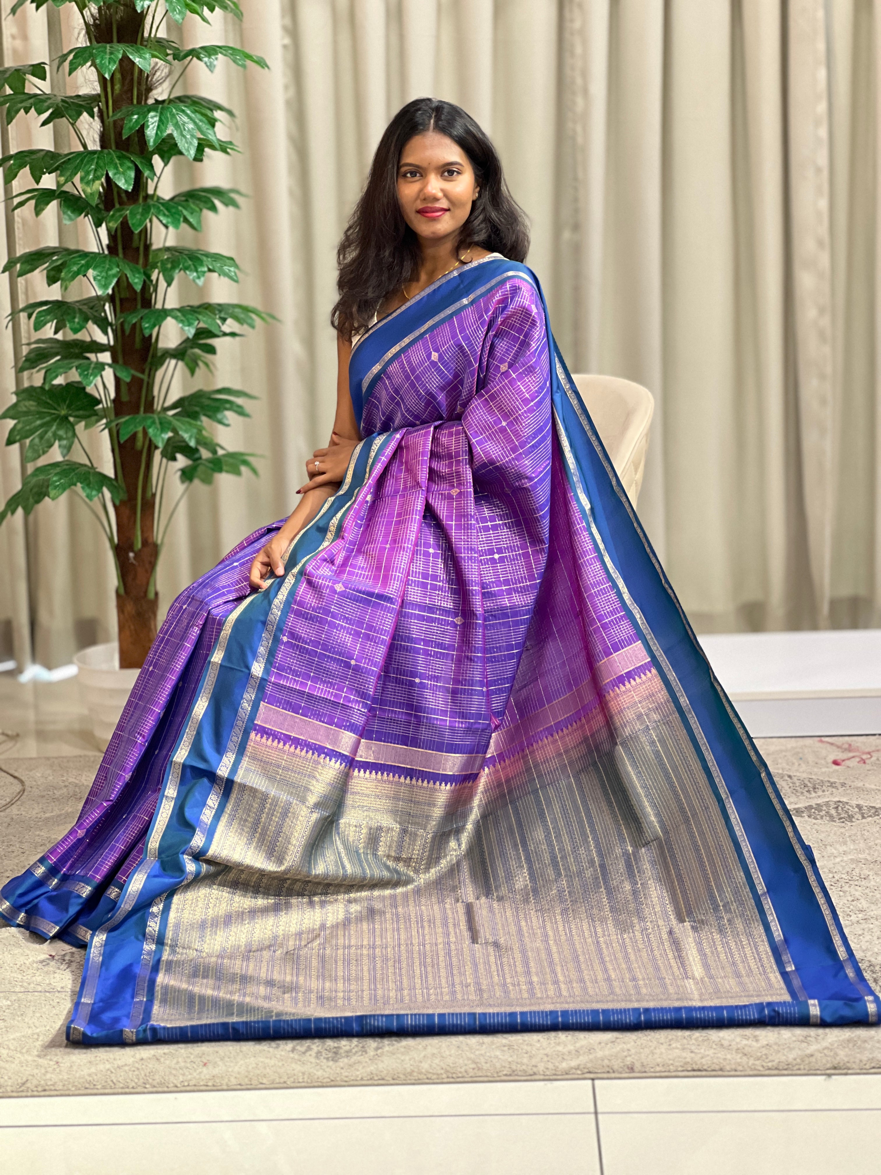 Rettapet Pattern Soft Silk Saree | RVS148
