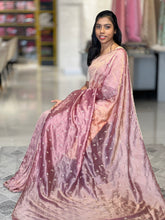 Sugar Beads Detailed Shimmer Georgette Saree | SBP852