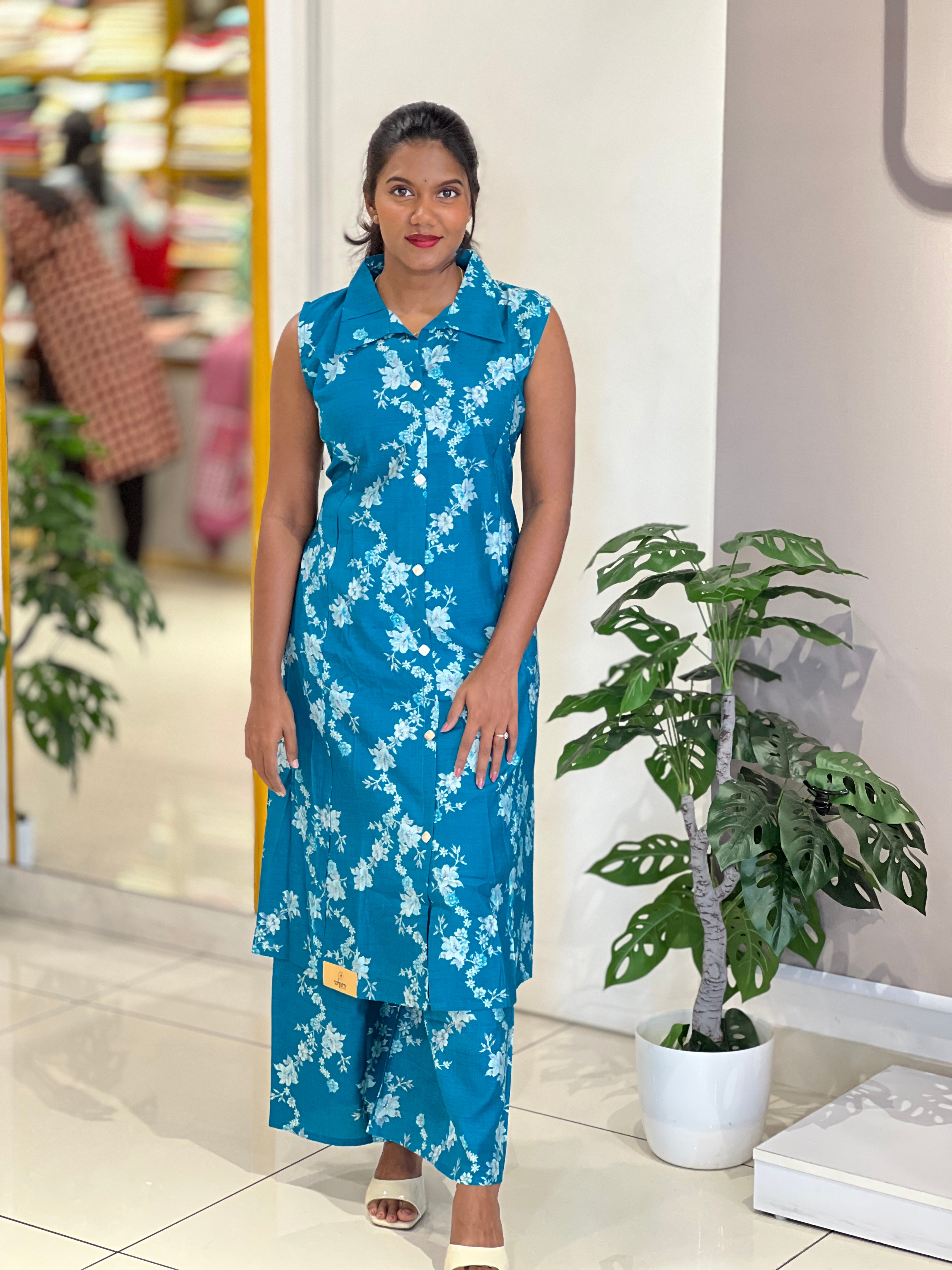Printed Rayon Kurta Set | YV103