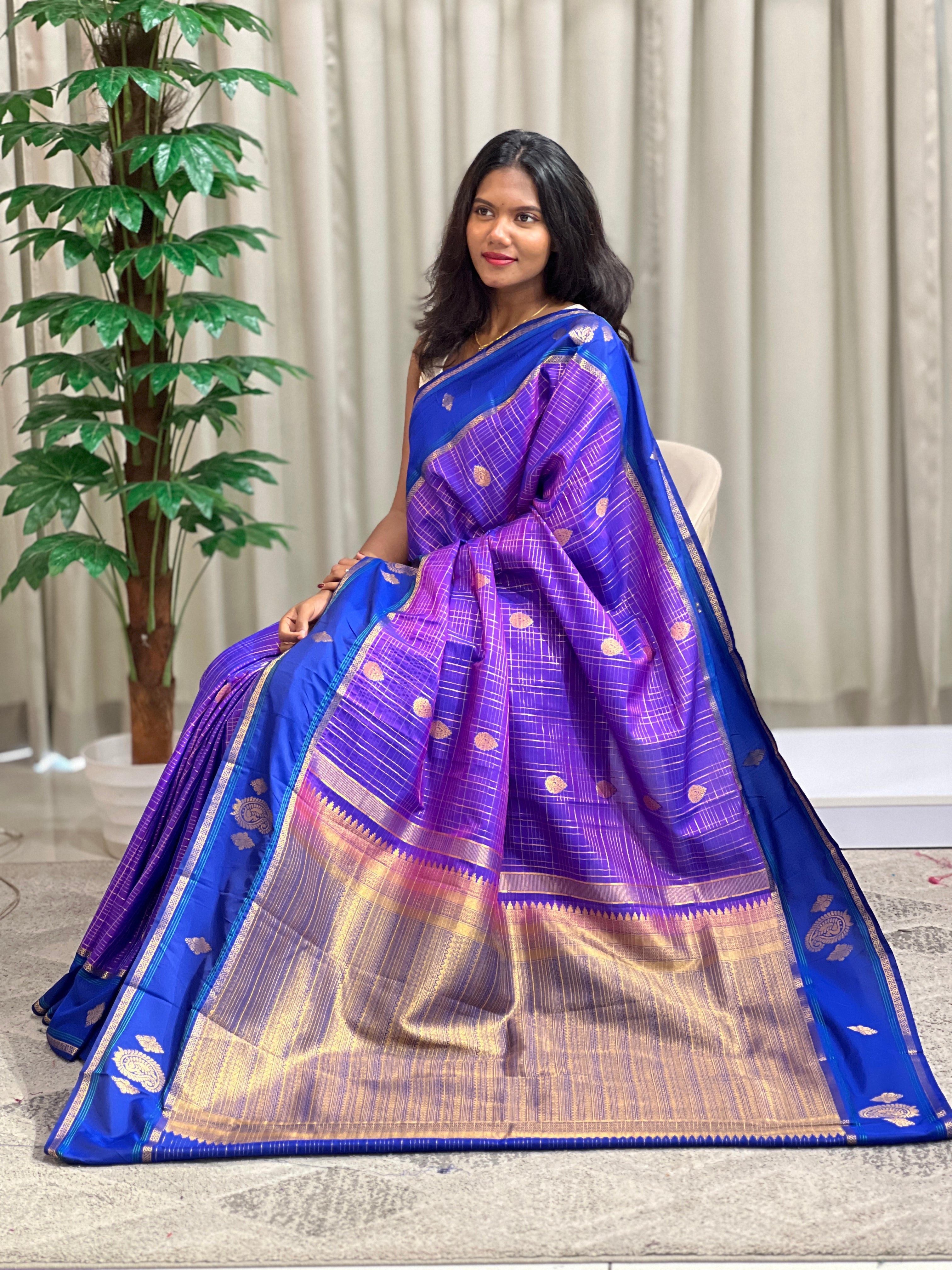 Rettapet Pattern Soft Silk Saree | RVS169