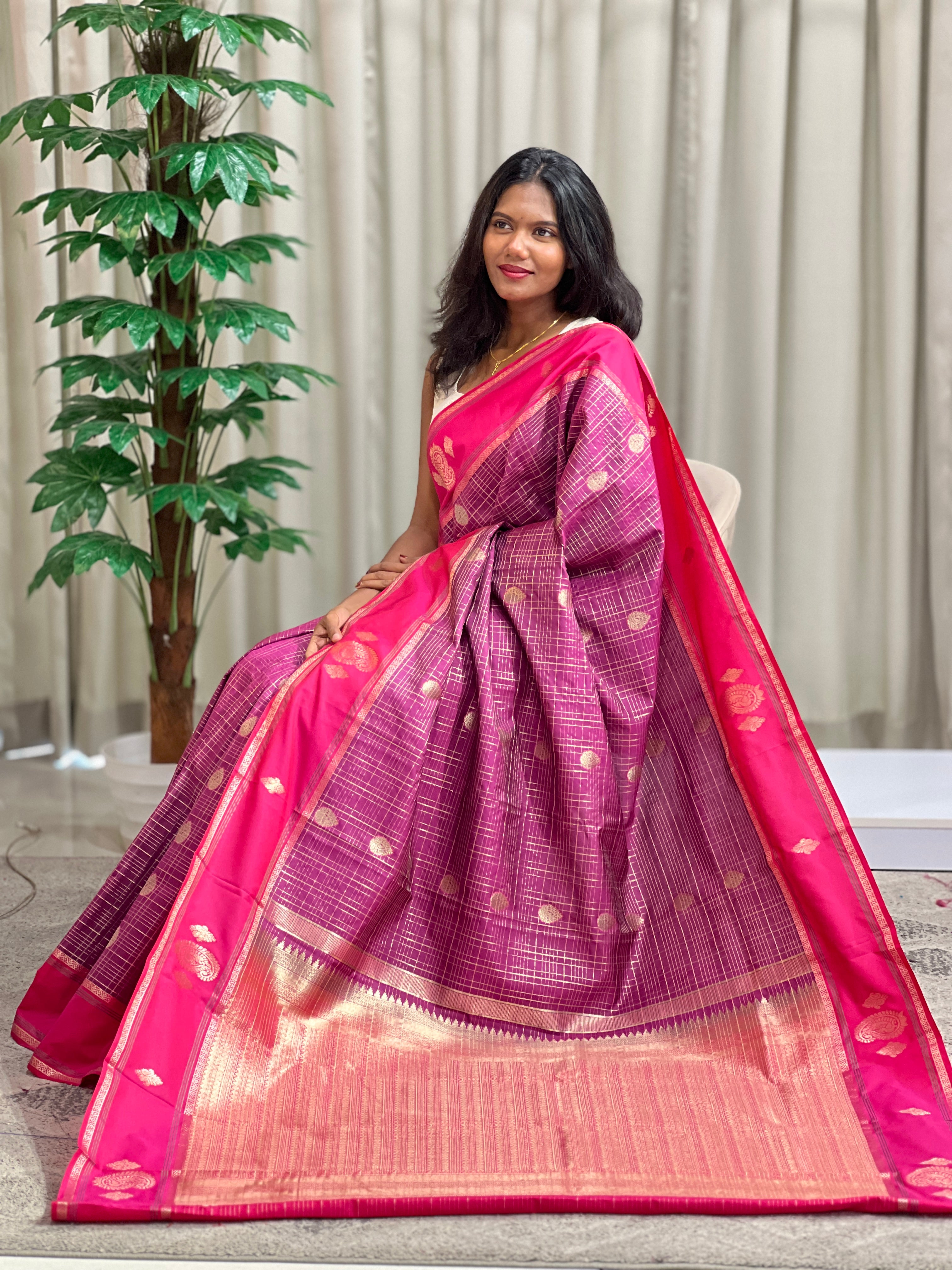 Rettapet Pattern Soft Silk Saree | RVS170