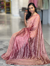 Sugar Beads Detailed Shimmer Georgette Saree | SBP850