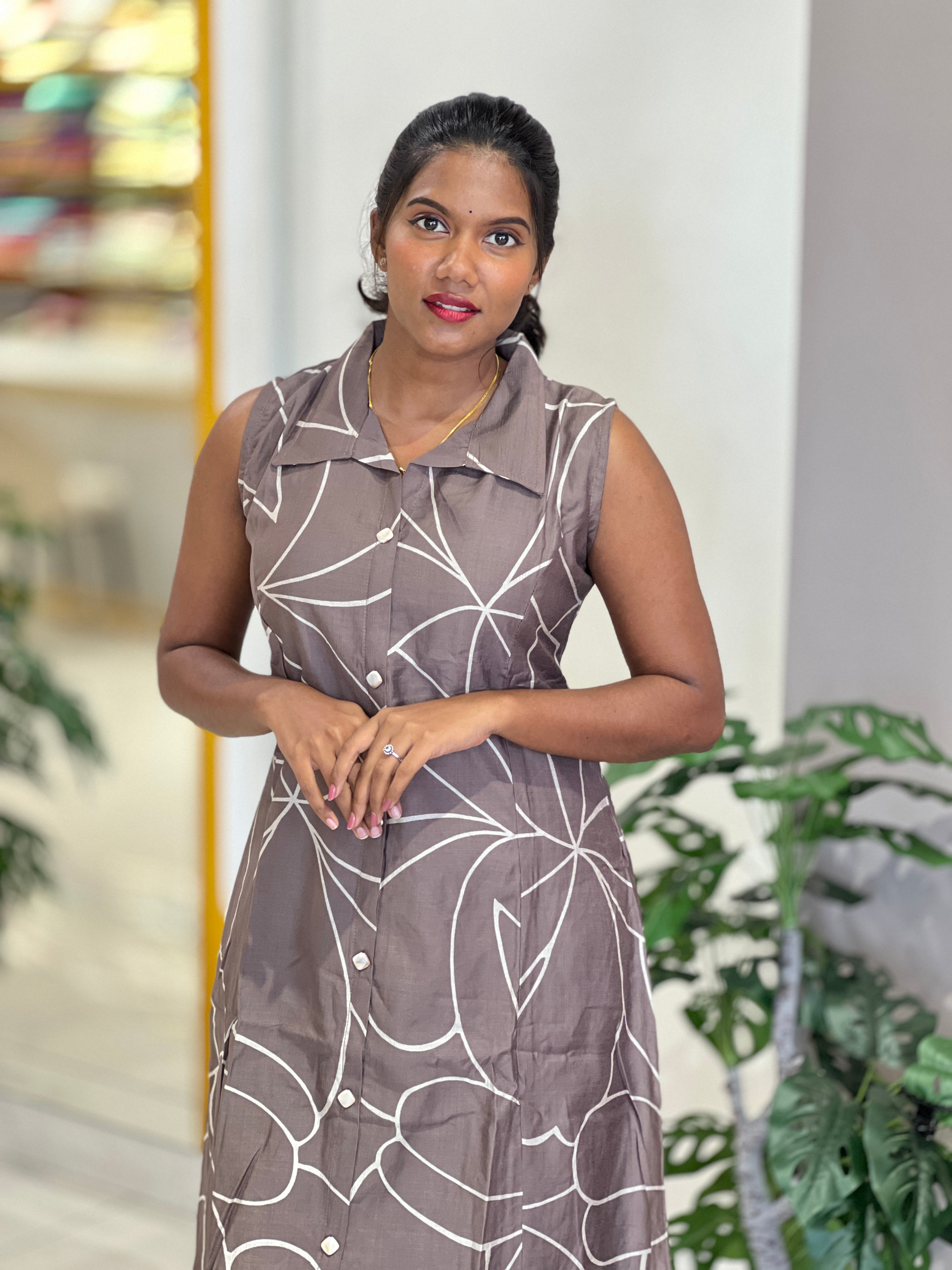 Print Detailed Rayon Kurta Set | YV117