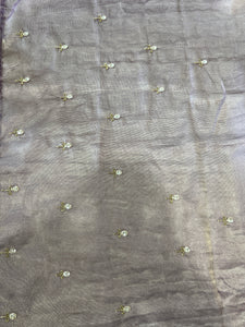 Sequence & Beads Detailed Shimmer Georgette Saree | SBP872