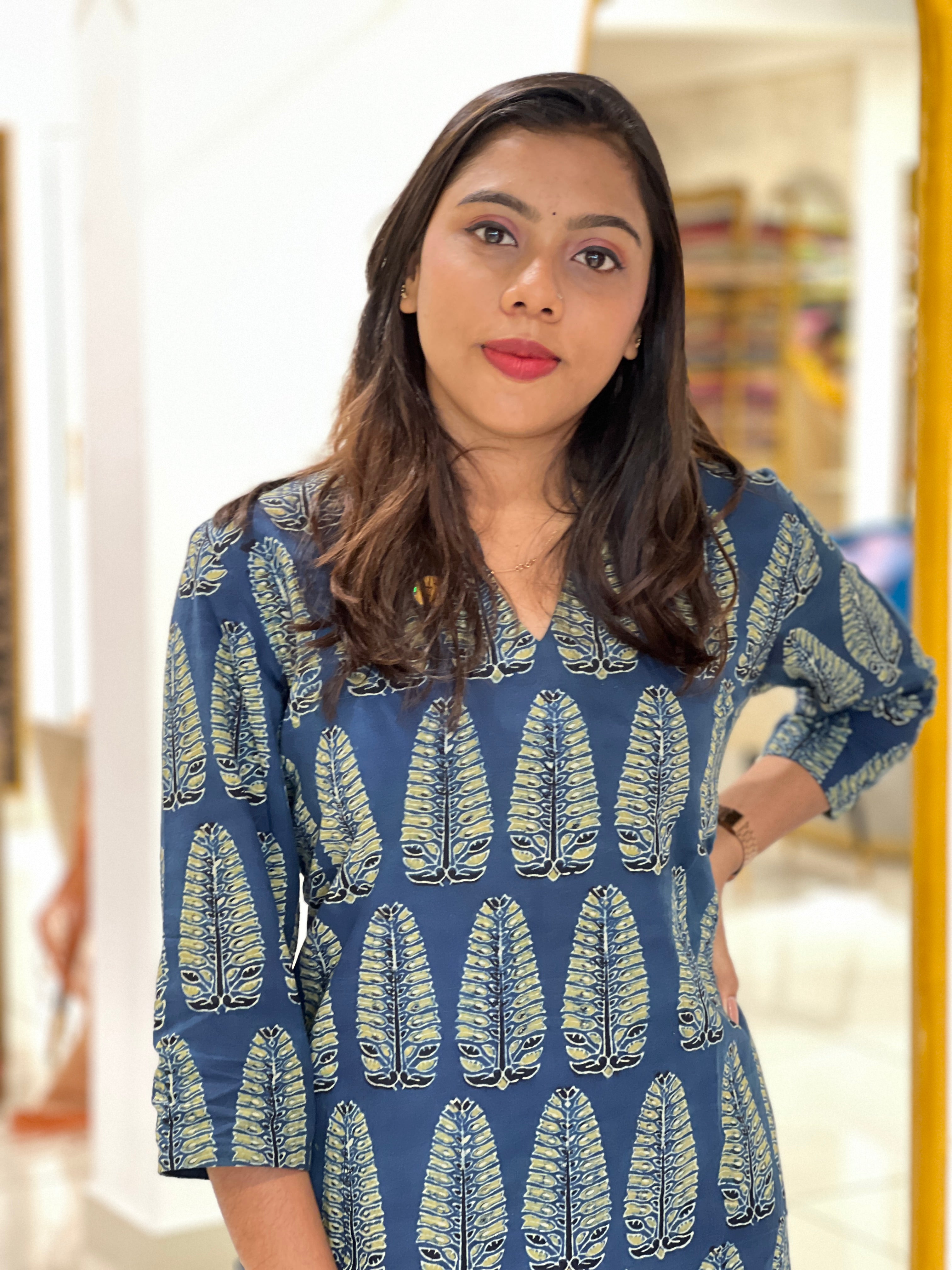 Printed Cotton Kurta Set | DNT872