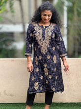 Hand Chikankari Rayon Kurta | SRC149