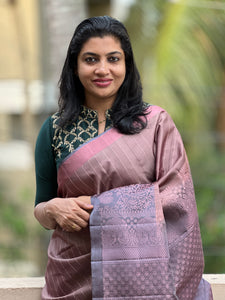 Line Weaving Soft Silk Kanchipuram Saree | GSH125