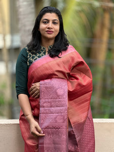Line Weaving Soft Silk Kanchipuram Saree | GSH125